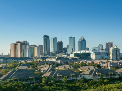 Tampa Florida wall canvas, Tampa skyline, Tampa wall art, 3 panel or single panel, Tampa art, Tampa Bay skyline canvas Tampa Florida