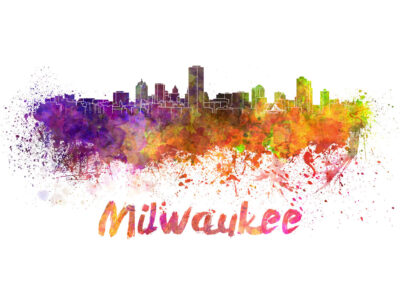 Milwaukee skyline watercolor canvas,  Milwaukee Canvas, Milwaukee wall art, Milwaukee Canvas Wall Art, Milwaukee wall art canvas, Milwaukee