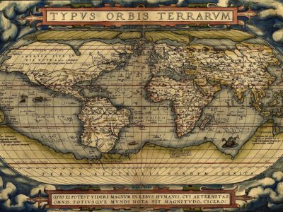 World Map on Canvas, 1570, Canvas large map, Wall art map, 3 panel or single panel,  As large as 4 x 6 FEET, Best prices ANYWHERE!