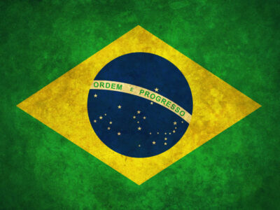 Vintage Brazil Flag on Canvas, Brazil Wall Art, Brazil Photo flag on canvas, Single or Multiple Panels Brazil flag Brazil culture