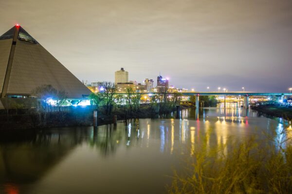 Memphis TN skyline canvas, Memphis Canvas,  Memphis wall canvas, 3 panel or single panel Memphis photo wall art print, Memphis