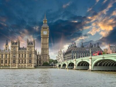 Parliament in London canvas, Printed on Canvas, City skyline, Large London Print, London wall art, Canvas gifts, art