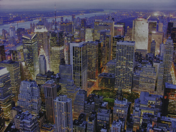 New York City Canvas, Skyscrapers canvas, Building wall art Print, NYC wall art, Canvas gifts, art, Colorful wall canvas