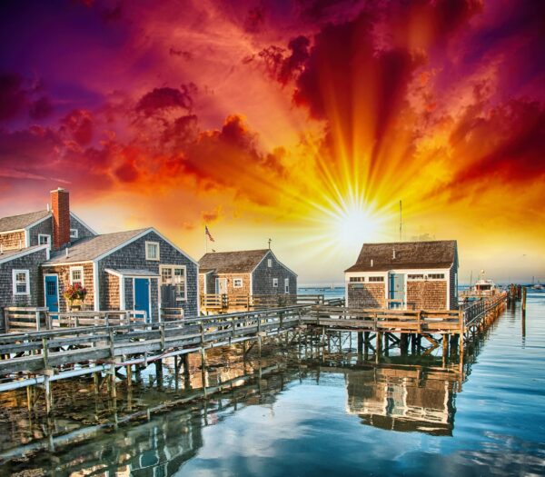 Colorful Nantucket canvas, NantucketCanvas, Wall canvas, 3 panels canvas or choose a single print, Art Print,NYC large canvas