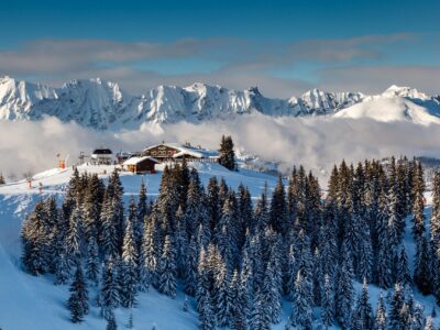 Snow Covered Mountains Canvas in Europe, Landscape Mountains skyline, Large Mountains Print, Europe wall art, Canvas gifts, art