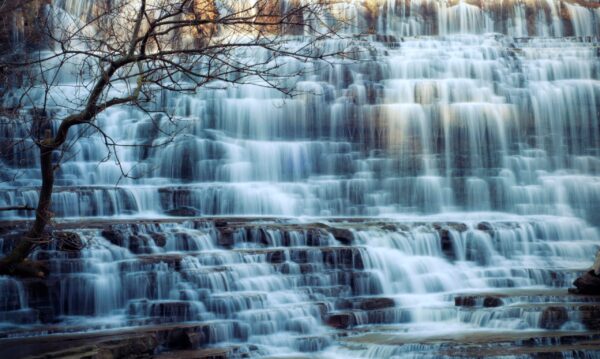 Waterfalls photo on canvas, Printed on Canvas, Water canvas, River Print, Water falls wall art, Canvas gifts, art Waterfalls stream