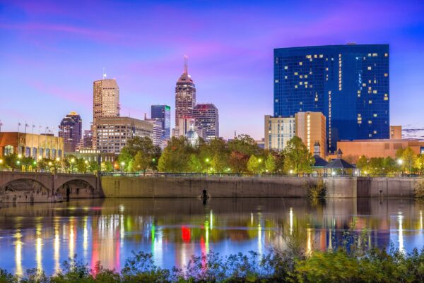 Indianapolis Canvas, Indianapolis skyline, Indianapolis wall canvas, Indianapolis night Indianapolis art, Indianapolis wall art