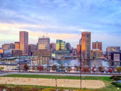 Baltimore Inner Harbor canvas, Baltimore Canvas,  Baltimore wall canvas, Inner Harbor photo wall art print, Baltimore south decor