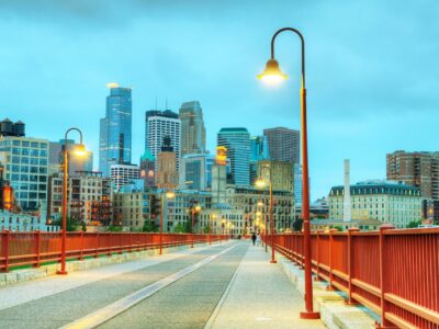 Minneapolis Minnesota canvas skyline, Printed on Canvas, City skyline, Large Minneapolis art,Minneapolis wall art, Canvas gifts, art