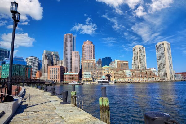 Boston Skyline Harbor skyline Canvas, Boston Canvas, Wall canvas,  Boston  harbor Canvas Art Print, Boston print, Boston photo, wall art