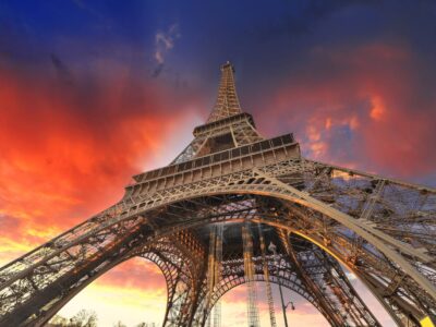 Colorful Eiffel Tower canvas, Paris France canvas, Large Eiffel Tower wall art Print, wall art, Canvas gifts, art, Colorful wall canvas