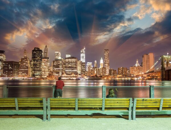 Stunning Manhattan Skyline, New York Canvas, Wall canvas, 3 panels canvas or choose a single print, Art Print,NYC large canvas