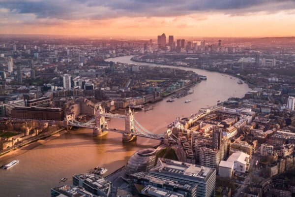 London skyline canvas, Printed on Canvas, City skyline, Large London Print, London wall art, Canvas gifts, art, London Bridge