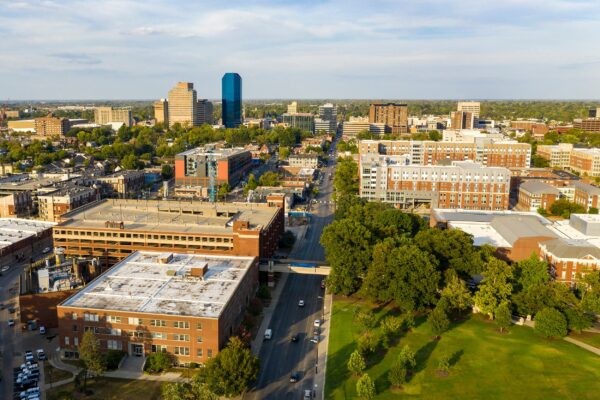 Lexington Kentucky skyline canvas, Lexington KY Canvas Wall Art, Lexington KY wall art canvas, Lexington KY  art
