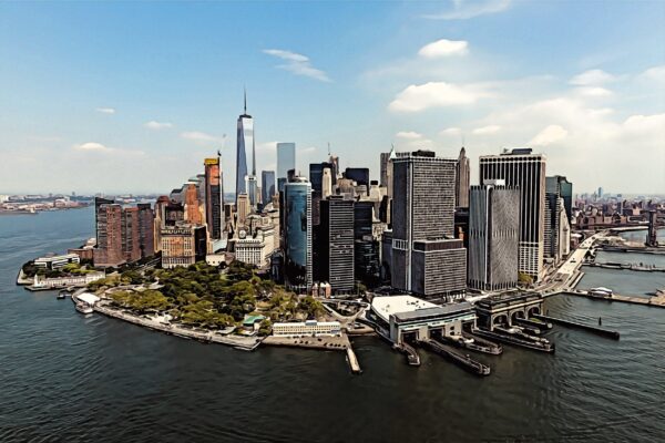 Manhattan skyline canvas, Manhattan skyline,  Wall canvas, New York watercolor canvas, New York City skyline wall art