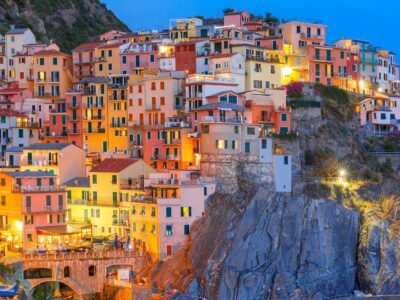 Cinque Terre skyline canvas Cinque Terre Italy Canvas, Cinque Terre , Watercolor canvas, Italian Riviera, Cinque Terre watercolor