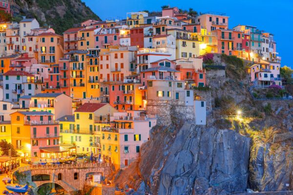 Cinque Terre skyline canvas Cinque Terre Italy Canvas, Cinque Terre , Watercolor canvas, Italian Riviera, Cinque Terre watercolor