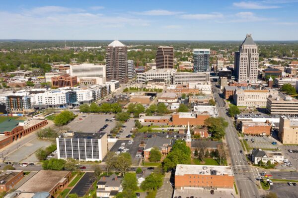 Greensboro skyline canvas, Greensboro Canvas,  Greensboro NC Canvas Wall Art, Greensboro wall art canvas, Greensboro North Carolina