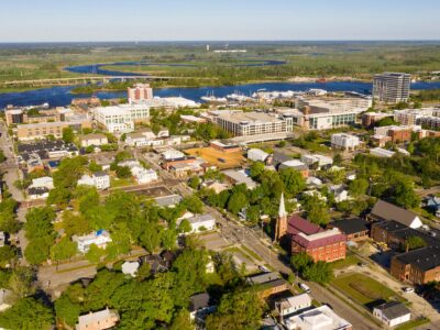 Wilmington NC skyline canvas, Wilmington Canvas,  Wilmington NC Canvas Wall Art, Wilmington wall art canvas, Wilmington North Carolina