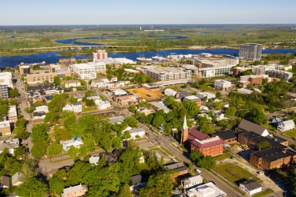 Wilmington NC skyline canvas, Wilmington Canvas,  Wilmington NC Canvas Wall Art, Wilmington wall art canvas, Wilmington North Carolina