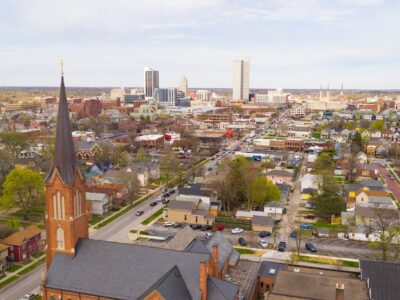 Fort Wayne Canvas, Fort Wayne skyline, Fort Wayne wall canvas, Fort Wayne Indiana Fort Wayne Indiana