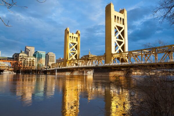 Sacramento California skyline canvas, Sacramento watercolor Sacramento wall art, Sacramento Sacramento watercolor