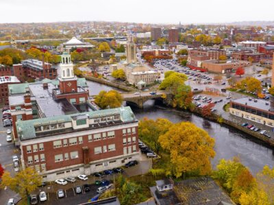 Pawtucket RI skyline, Pawtucket canvas art, Pawtucket RI print on canvas,  Pawtucket Rhode Island wall art