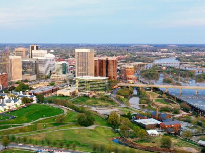 Richmond Virginia canvas, Richmond Virginia skyline Canvas, Richmond James River skyline, Richmond Wall canvas, Virginia skyline art