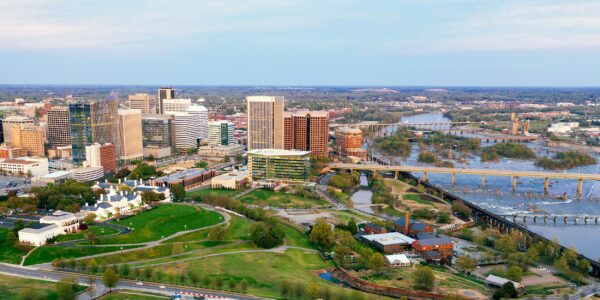 Richmond Virginia canvas, Richmond Virginia skyline Canvas, Richmond James River skyline, Richmond Wall canvas, Virginia skyline art