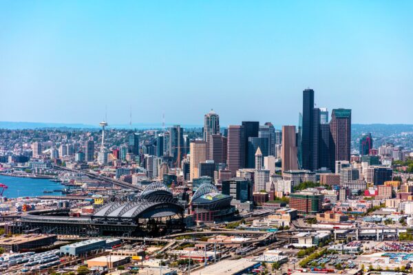 Seattle stadiums skyline wall art,  Seattle skyline Canvas, Seattle skyline, Seattle Wall canvas, Seattle Mariners, Seattle Seahawks