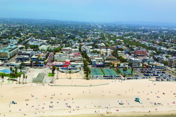 Venice Beach Californina wall art  canvas, Venice Beach wall canvas, 3 panel or single panel art, California photo,