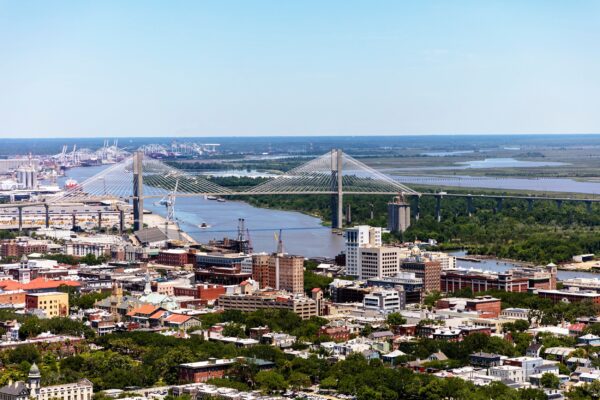 Savannah Georgia wall art skyline canvas, Savannah Canvas,  Savannah wall canvas,  Savannah photo wall art print, Savannah
