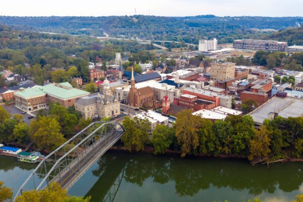 Frankfort Kentucky skyline canvas, Franfort KY Canvas Wall Art, Frankfort KY wall art canvas, Frankfort KY  art