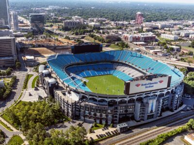 Bank of America Stadium canvas, Charlotte skyline wall art, Charlotte Wall canvas,  Charlotte art,Charlotte wall a