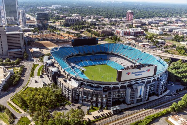 Bank of America Stadium canvas, Charlotte skyline wall art, Charlotte Wall canvas,  Charlotte art,Charlotte wall a