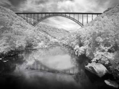 New River Gorge wall art skyline canvas,  New River GorgeCanvas,  Wall Art, West Virginia art canvas,  Civil War wall art,