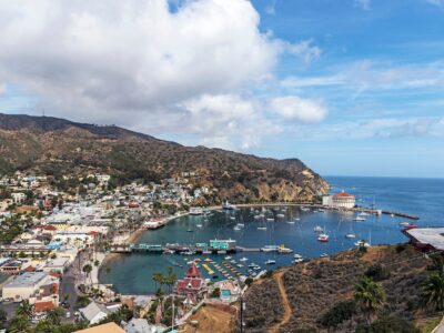 Catalina island skyline canvas, Catalina Island Canvas Wall Art, Los Angeles wall art canvas, California Ocean wall art