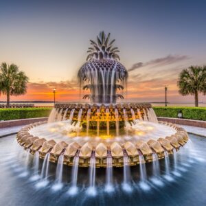 Charleston Pineapple canvas, Charleston Canvas,  Charleston wall canvas, Charleston photo wall art print, Charleston art south decor