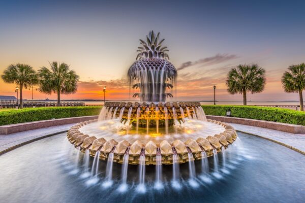 Charleston Pineapple canvas, Charleston Canvas,  Charleston wall canvas, Charleston photo wall art print, Charleston art south decor