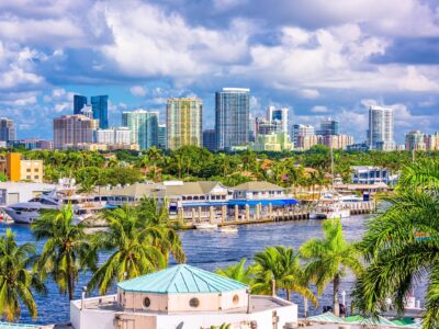Fort Lauderdale skyline canvas, Fort Lauderdale Canvas, Fort Lauderdale Canvas Wall Art, Florida, wall art canvas, Fort Lauderdale wall art,