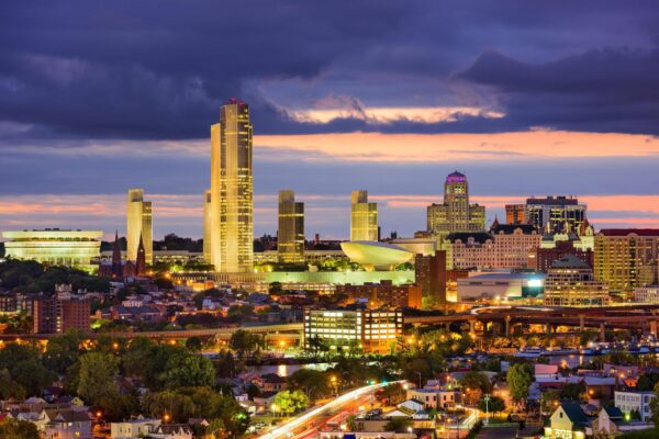 Albany New York canvas skyline, New York Canvas. Albany Canvas Art Print, Albany wall art large canvas