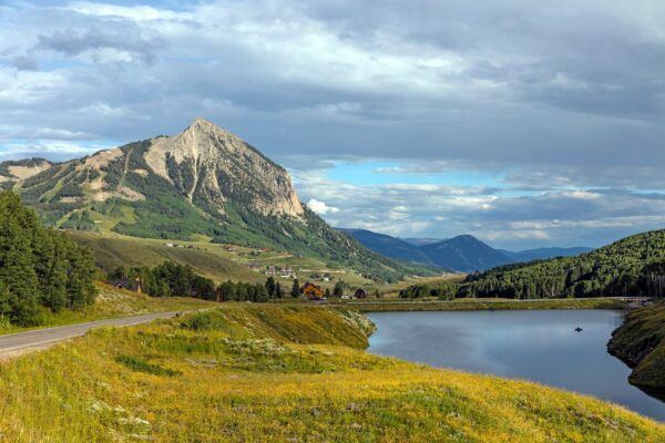Crested Butte Colorado canvas, Colorado Canvas, Crested Butte Mountain canvas, Landscape wall art, Canvas Gift, Mountain canvas