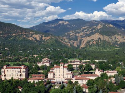 Broadmoor Hotel Colorado canvas, Colorado  Canvas, Mountain canvas, Landscape wall art, Canvas Gift, Mountain canvas