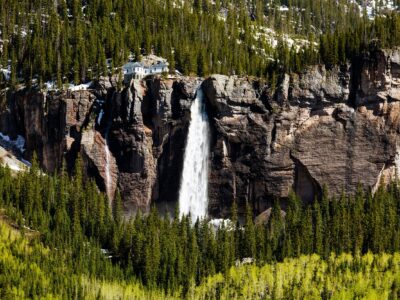 Bridal Veil Falls Colorado canvas, Colorado  Canvas, Mountain canvas, Landscape wall art, Canvas Gift, Mountain canvas