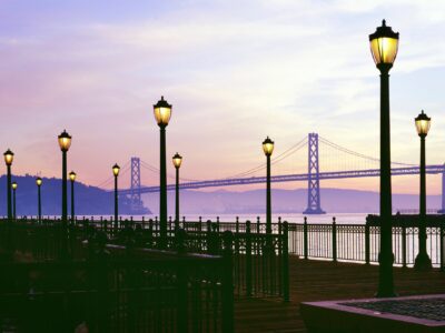 San Francisco Bay Bridge Printed on Canvas, Bay Bridge, Large Bay Bridge, Print Bay Bridge, wall art, Canvas gifts, art
