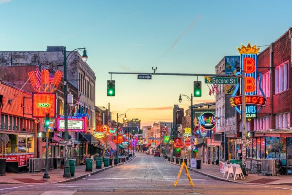 Memphis Tennessee  Beale Street Memphis Canvas,  Memphis Beale Street wall canvas, Memphis wall art, Jazz wall art, Blues wall art