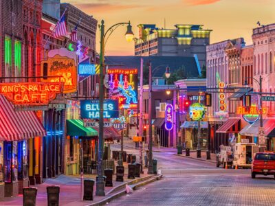 Memphis TN Beale Street Memphis Canvas,  Memphis Beale Street wall canvas, Memphis wall art, Jazz wall art, Blues wall art