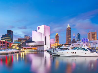 Cleveland skyline canvas, Rock and Roll hall of fame Canvas, Cleveland Wall canvas, Cleveland wall art, Cleveland canvas