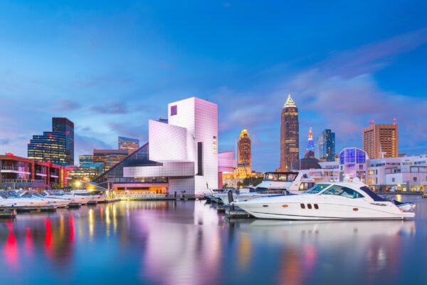 Cleveland skyline canvas, Rock and Roll hall of fame Canvas, Cleveland Wall canvas, Cleveland wall art, Cleveland canvas