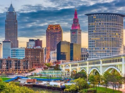 Cleveland skyline canvas, Cleveland Canvas, Cleveland Wall canvas, Cleveland wall art, Cleveland canvas